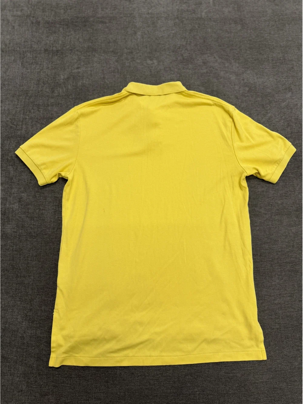Polo Ralph Lauren Yellow Polo Shirt with Blue Logo